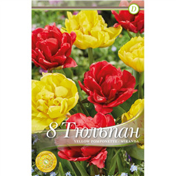Микс тюльпанов (Йеллоу Помпонет/Миранда)(8шт.x20уп.)11/19