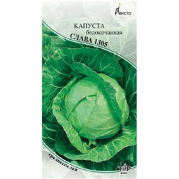 Капуста белокочанная Слава 1305 
